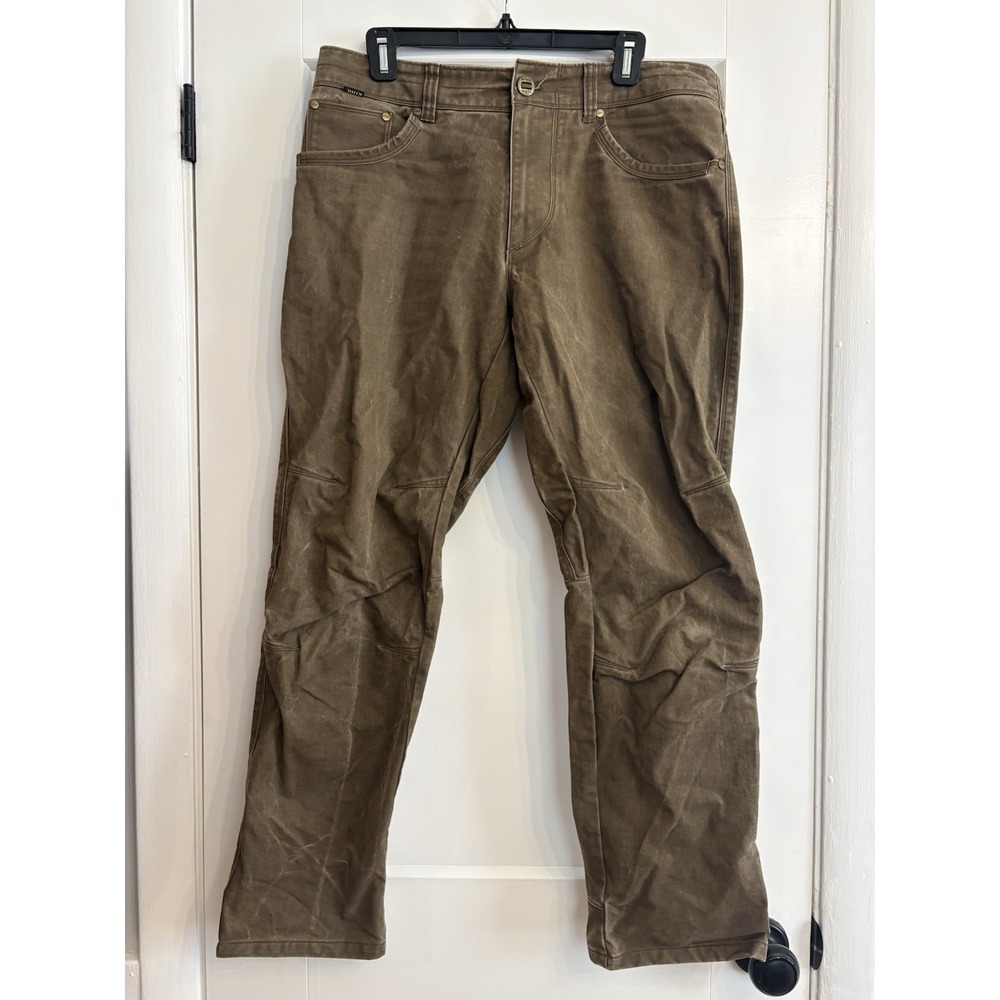 Kuhl Men's 36x30 (34x30) Tan Free Rydr Outdoor Hiking Pants Vintage Patina Dye